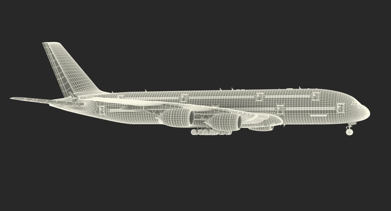 Airbus A380-1000 Air France 3D